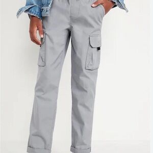 Old Navy Light Gray Cargo Pants for Boy’s Small (6-7)